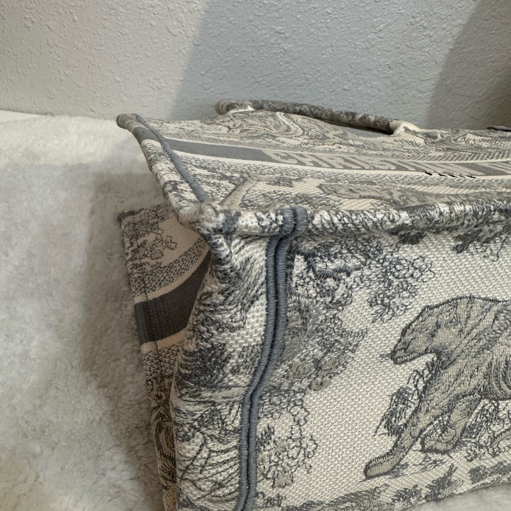 Christian Dior Medium Toile De Jouy Book Tote Shoulder Bag - Picture 11 of 16